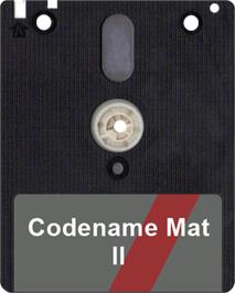 Artwork on the Disc for Codename Mat 2 on the Amstrad CPC.