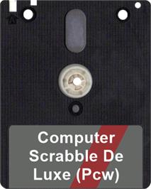 Artwork on the Disc for Computer Scrabble Deluxe on the Amstrad CPC.