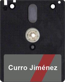 Artwork on the Disc for Curro Jimenez on the Amstrad CPC.