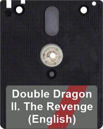Artwork on the Disc for Double Dragon 2 - The Revenge on the Amstrad CPC.