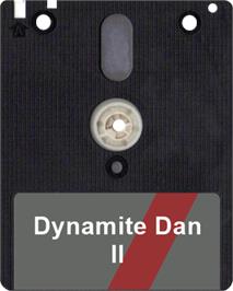 Artwork on the Disc for Dynamite Dan 2 on the Amstrad CPC.