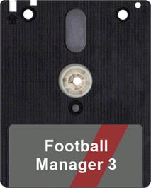 Artwork on the Disc for Football Manager 3 on the Amstrad CPC.