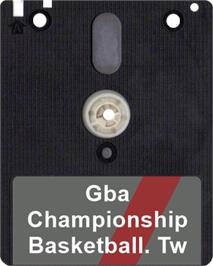 Artwork on the Disc for GBA Championship Basketball: Two-on-Two on the Amstrad CPC.
