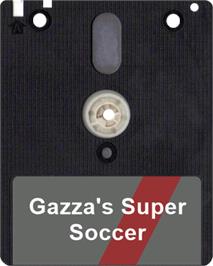 Artwork on the Disc for Gazza's Super Soccer on the Amstrad CPC.