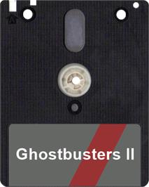 Artwork on the Disc for Ghostbusters 2 on the Amstrad CPC.
