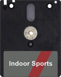 Artwork on the Disc for Indoor Sports on the Amstrad CPC.