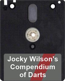 Artwork on the Disc for Jocky Wilson's Compendium of Darts on the Amstrad CPC.