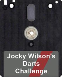 Artwork on the Disc for Jocky Wilson's Darts Challenge on the Amstrad CPC.
