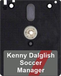Artwork on the Disc for Kenny Dalglish Soccer Manager on the Amstrad CPC.