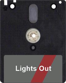 Artwork on the Disc for Lights Out on the Amstrad CPC.