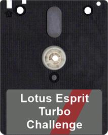 Artwork on the Disc for Lotus Esprit Turbo Challenge on the Amstrad CPC.