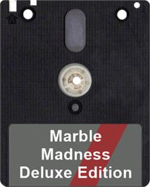 Artwork on the Disc for Marble Madness Deluxe Edition on the Amstrad CPC.
