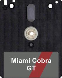 Artwork on the Disc for Miami Cobra GT on the Amstrad CPC.