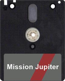 Artwork on the Disc for Mission Jupiter on the Amstrad CPC.