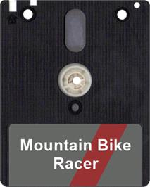 Artwork on the Disc for Mountain Bike Racer on the Amstrad CPC.
