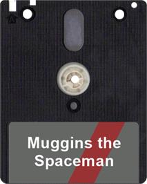 Artwork on the Disc for Muggins The Spaceman on the Amstrad CPC.