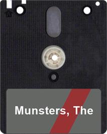 Artwork on the Disc for Munsters, The on the Amstrad CPC.