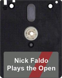 Artwork on the Disc for Nick Faldo Plays The Open on the Amstrad CPC.