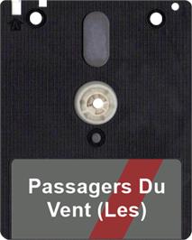 Artwork on the Disc for Passagers Du Vent, Les on the Amstrad CPC.