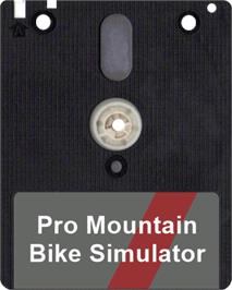 Artwork on the Disc for Pro Mountain Bike Simulator on the Amstrad CPC.