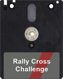 Artwork on the Disc for Rally Cross Challenge on the Amstrad CPC.