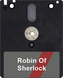 Artwork on the Disc for Robin Of Sherlock on the Amstrad CPC.
