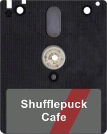 Artwork on the Disc for Shufflepuck Café on the Amstrad CPC.