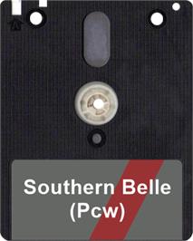 Artwork on the Disc for Southern Belle on the Amstrad CPC.