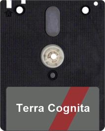 Artwork on the Disc for Terra Cognita on the Amstrad CPC.