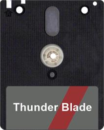 Artwork on the Disc for Thunder Blade on the Amstrad CPC.
