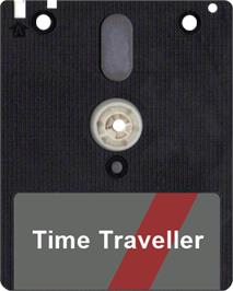 Artwork on the Disc for Time Traveller on the Amstrad CPC.