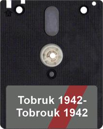 Artwork on the Disc for Tobruk: The Clash of Armour on the Amstrad CPC.
