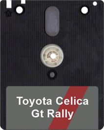 Artwork on the Disc for Toyota Celica GT Rally on the Amstrad CPC.