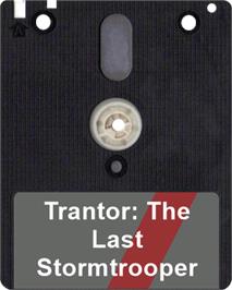 Artwork on the Disc for Trantor the Last Stormtrooper on the Amstrad CPC.