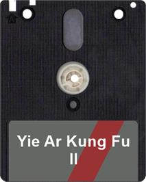 Artwork on the Disc for Yie Ar Kung-Fu 2 on the Amstrad CPC.