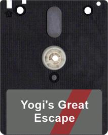 Artwork on the Disc for Yogi's Great Escape on the Amstrad CPC.