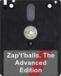 Artwork on the Disc for Zap't'Balls: The Advanced Edition on the Amstrad CPC.