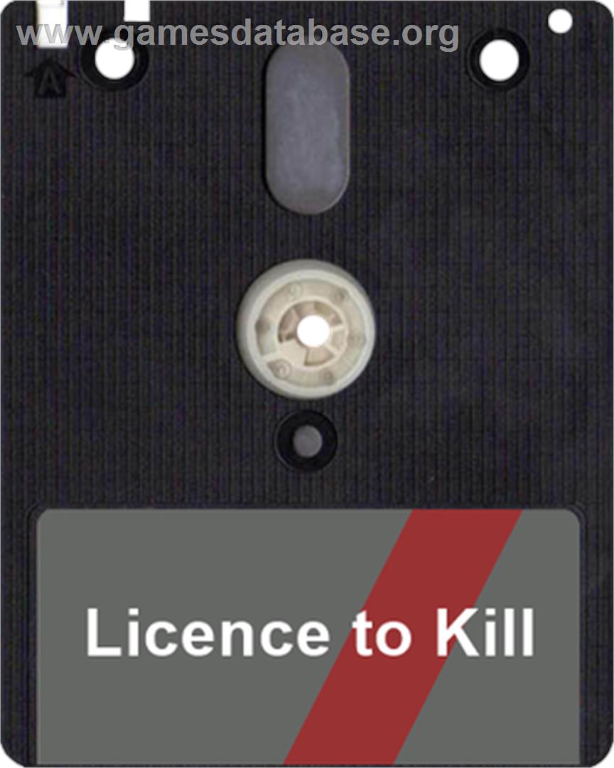 007: Licence to Kill - Amstrad CPC - Artwork - Disc