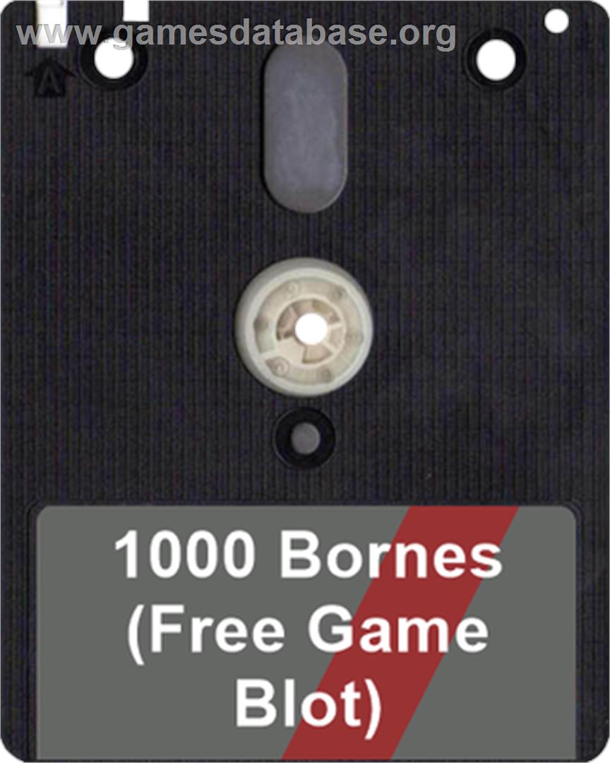 1000 Bornes - Amstrad CPC - Artwork - Disc