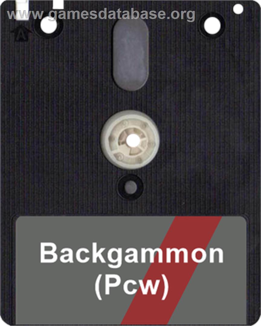 Backgammon - Amstrad CPC - Artwork - Disc