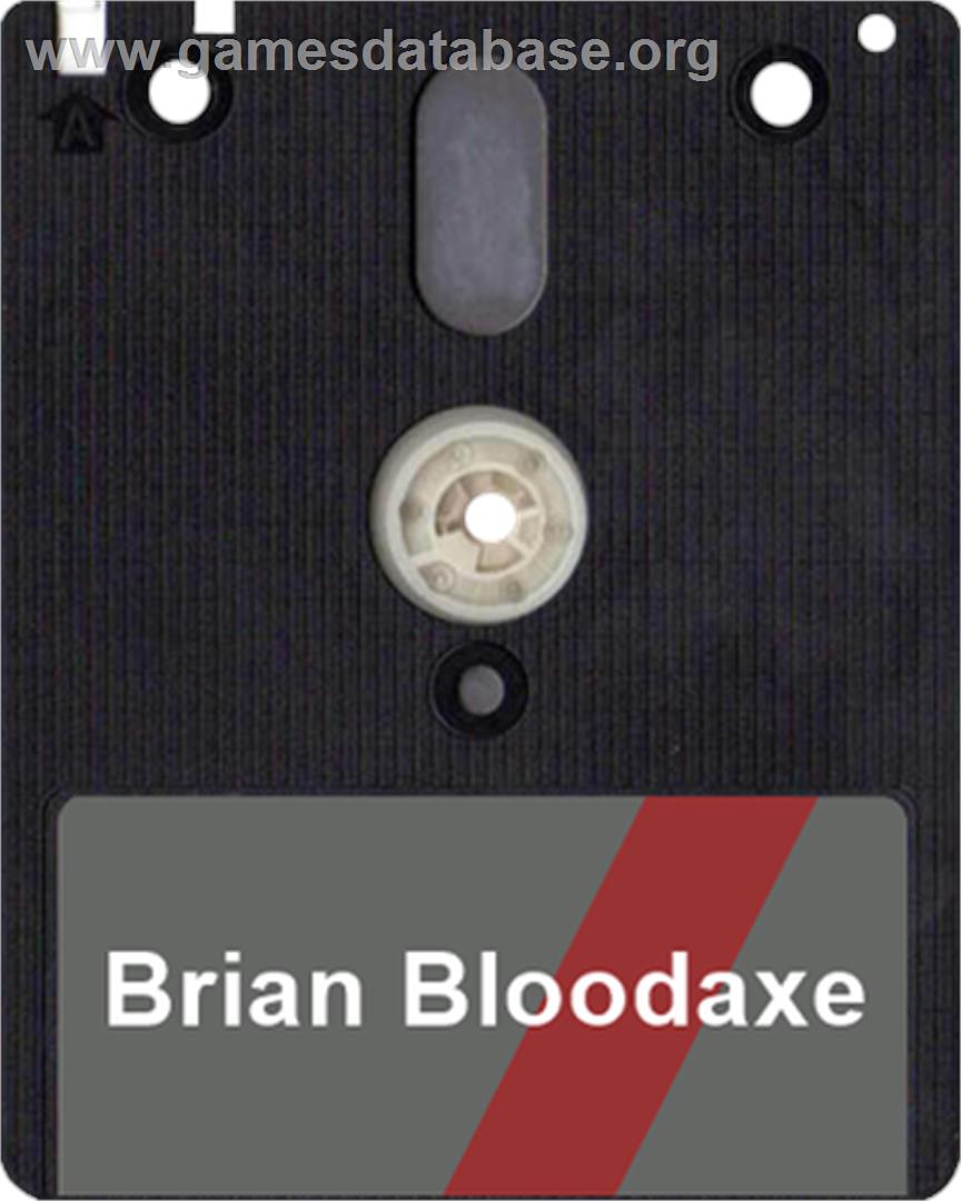 Brian Bloodaxe - Amstrad CPC - Artwork - Disc
