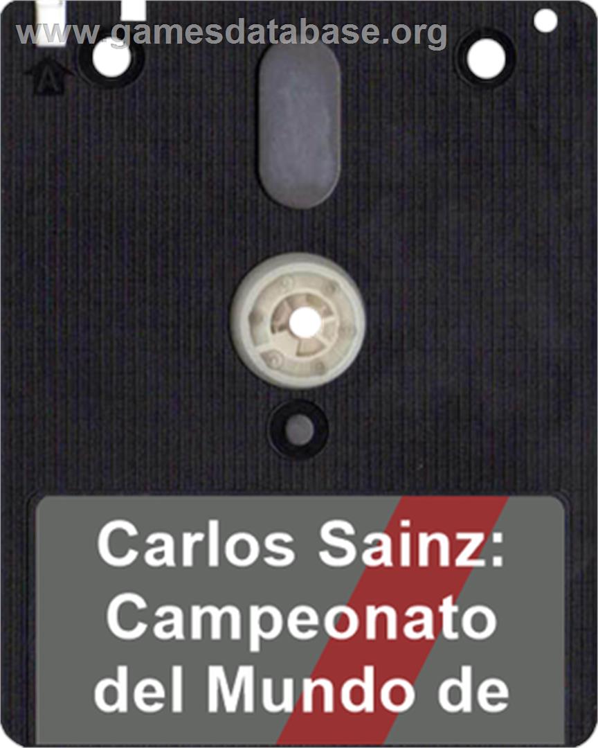 Carlos Sainz - Amstrad CPC - Artwork - Disc