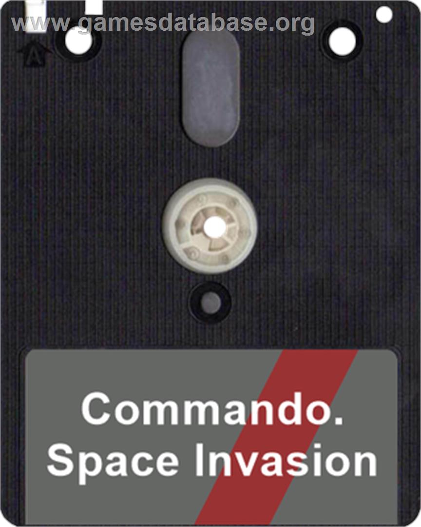 Commando - Amstrad CPC - Artwork - Disc