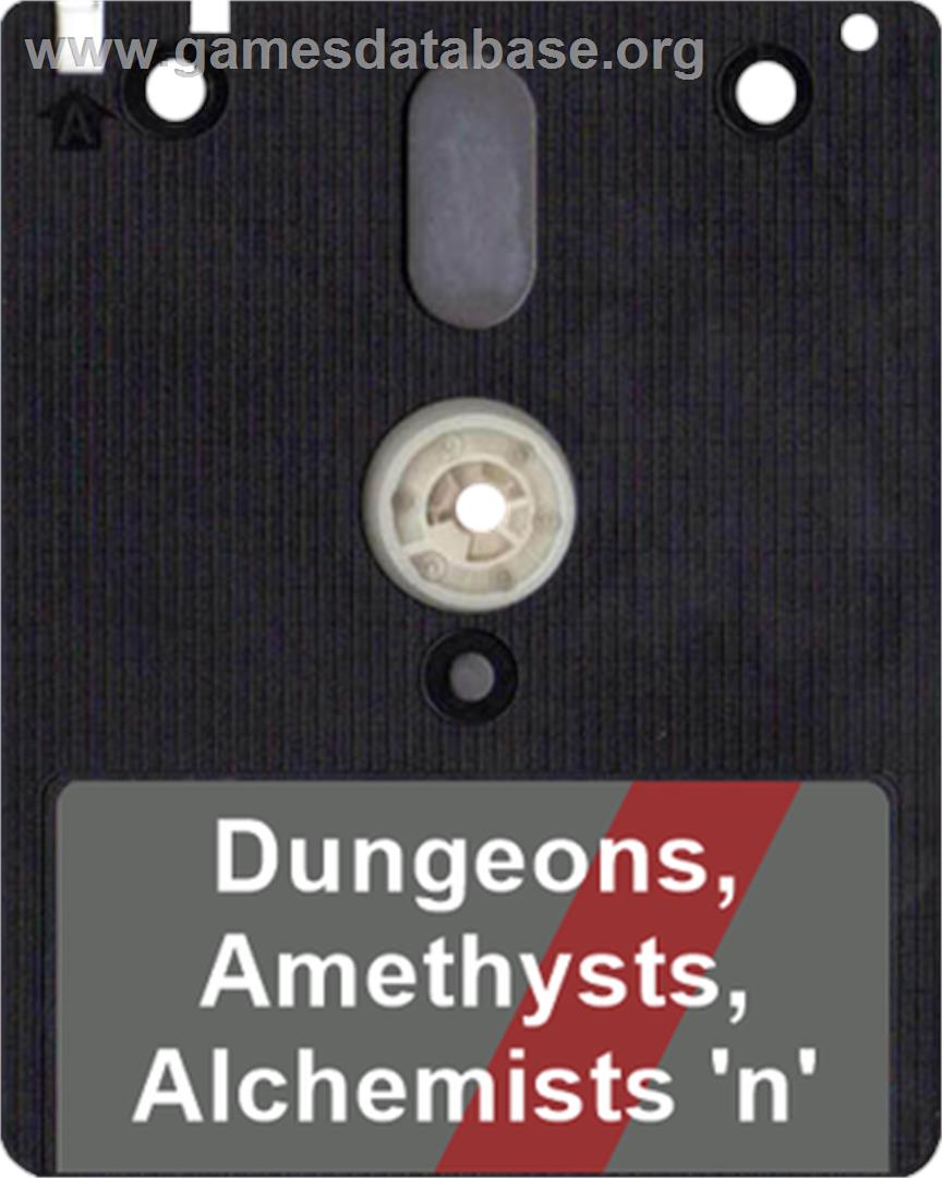 Dungeons, Amethysts, Alchemists 'n' Everythin' - Amstrad CPC - Artwork - Disc