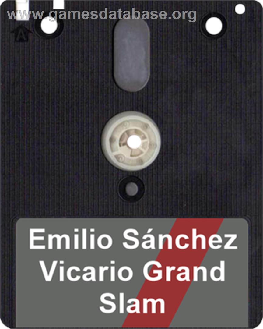 Emilio Sanchez Vicario Grand Slam - Amstrad CPC - Artwork - Disc