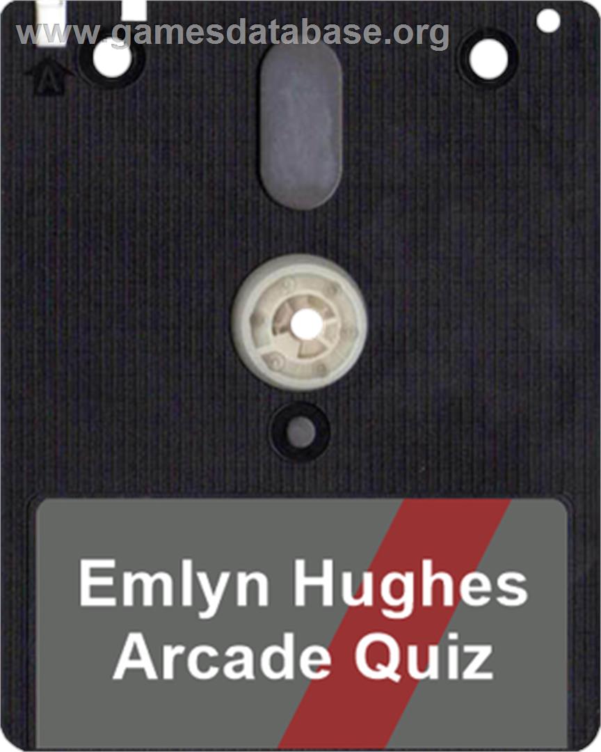Emlyn Hughes Arcade Quiz - Amstrad CPC - Artwork - Disc