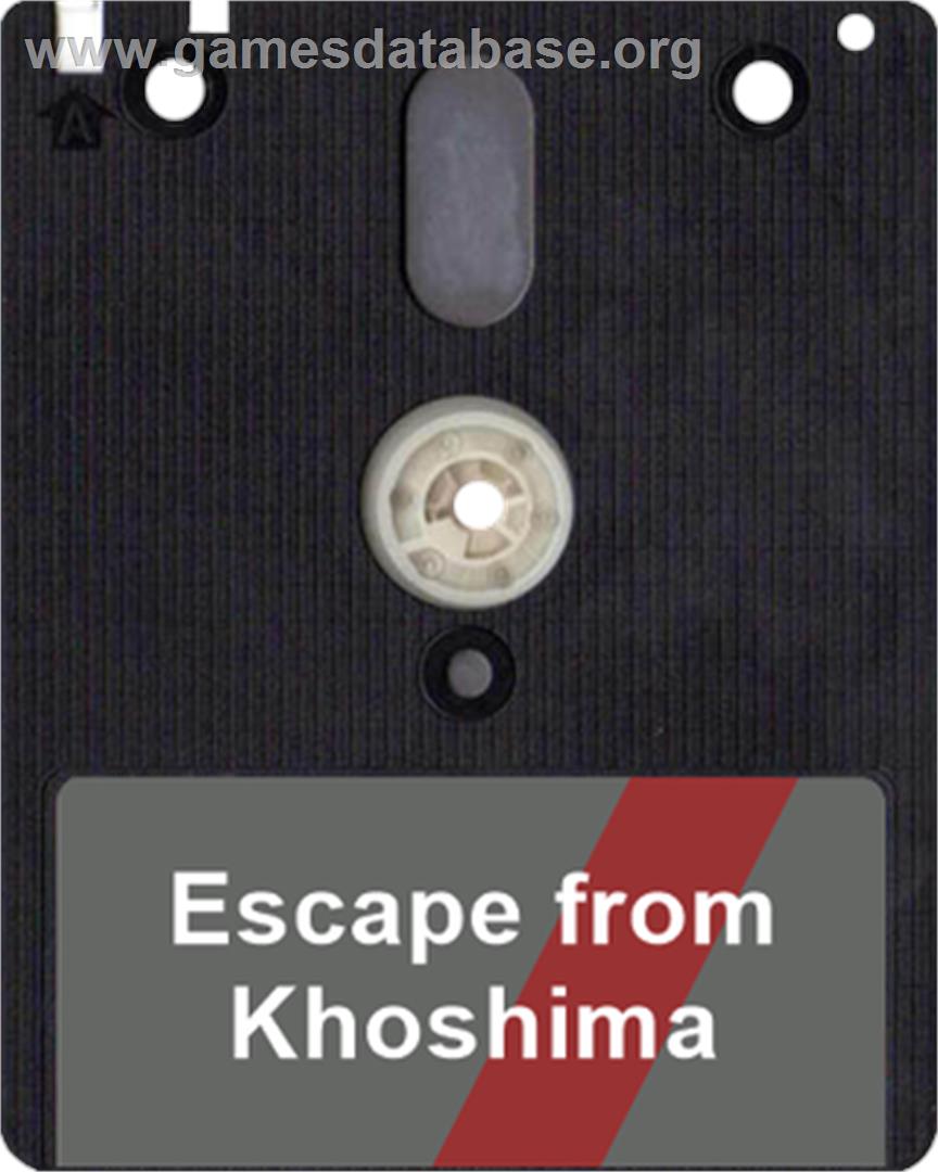 Escape From Khoshima - Amstrad CPC - Artwork - Disc