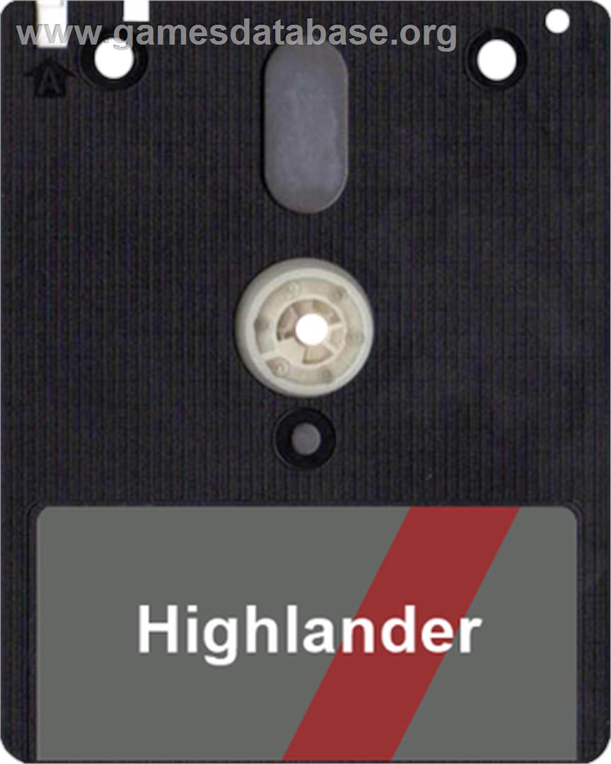 Highlander - Amstrad CPC - Artwork - Disc
