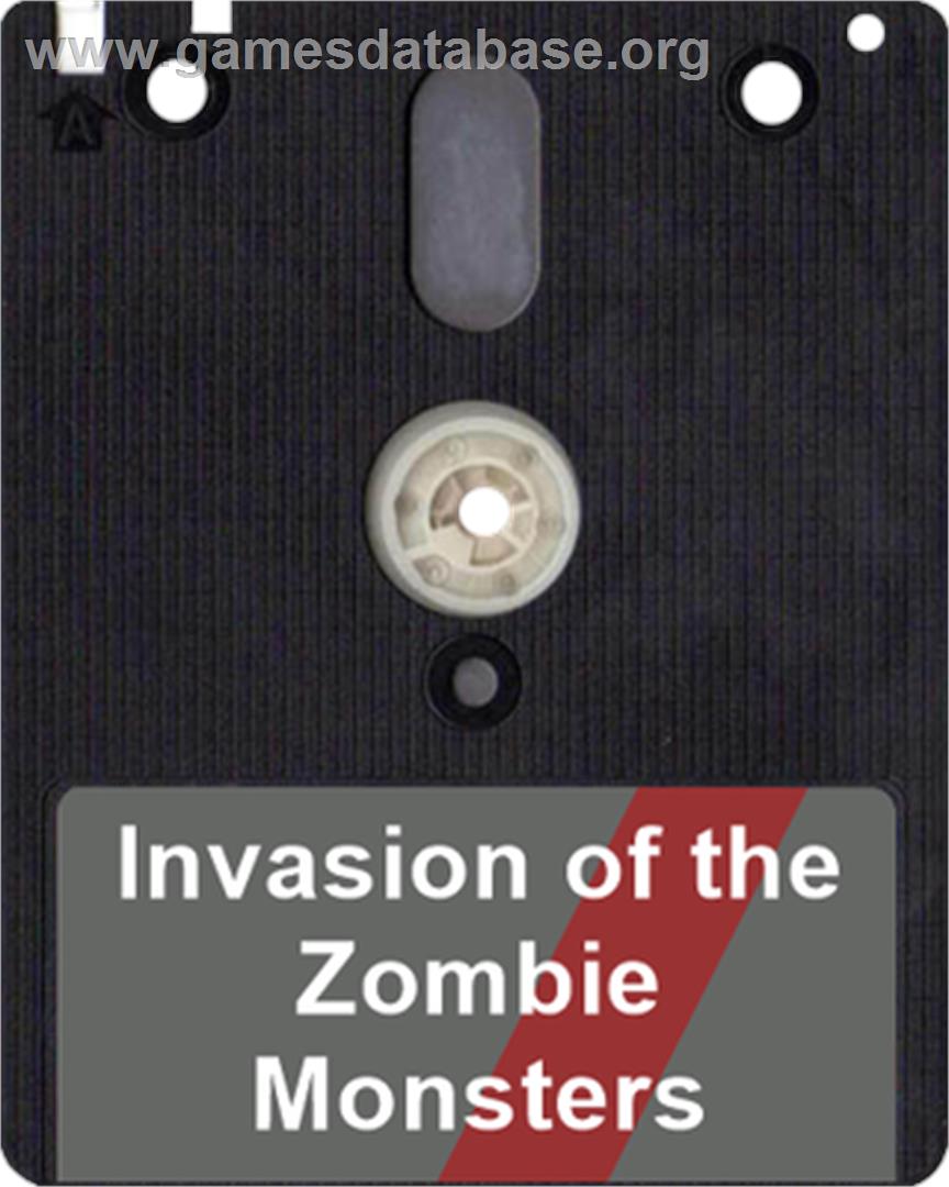 Invasion Of The Zombie Monsters - Amstrad CPC - Artwork - Disc