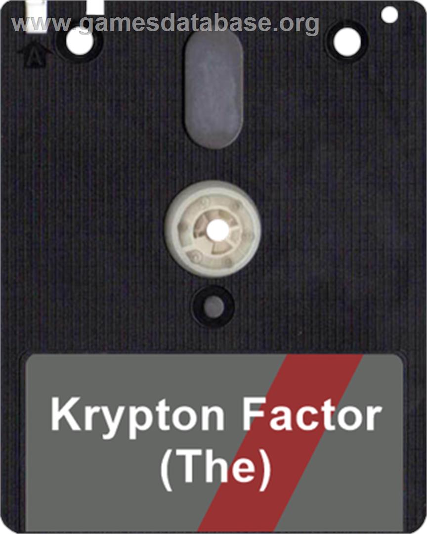 Krypton Factor - Amstrad CPC - Artwork - Disc